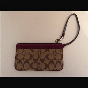 AUTHENTIC Coach Wristlet